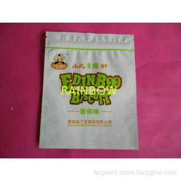 Shaped  Side - Seal Gusset  Cookies / Snack Bag Packaging